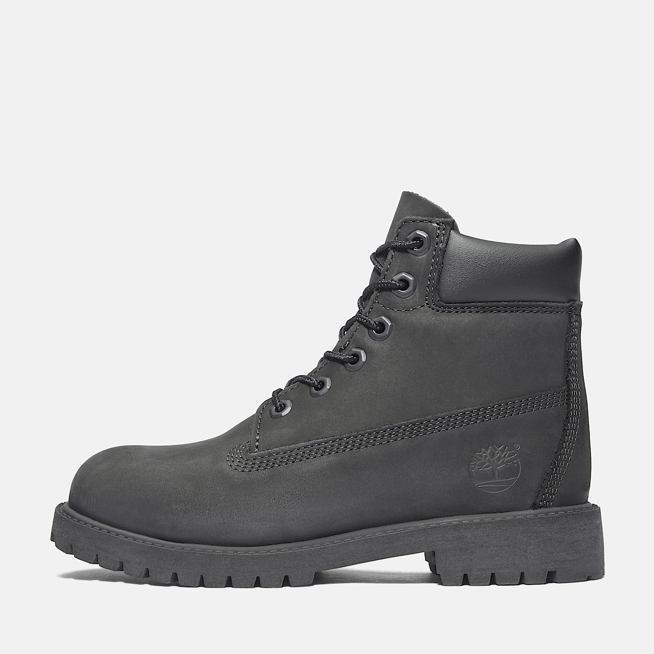 Timberland Premium 6 Inch Lace up Boot for Junior in Black