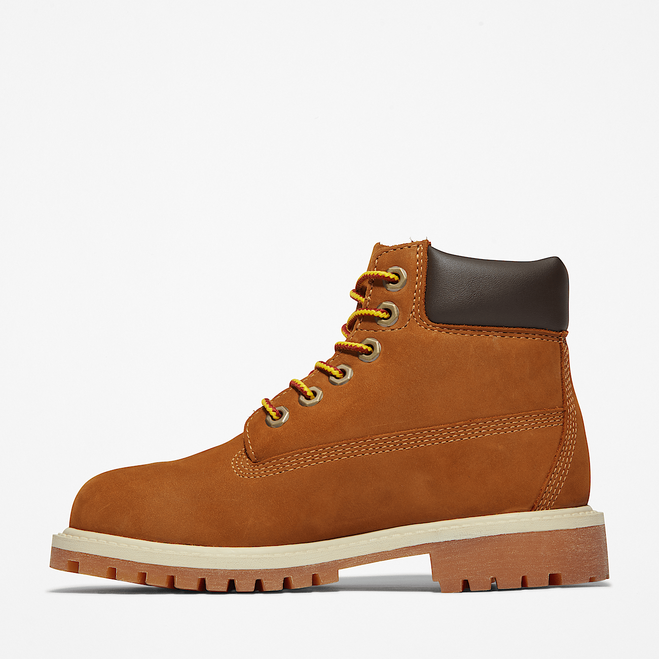 Timberland Premium 6 Inch Lace up Boot for Youth in Brown