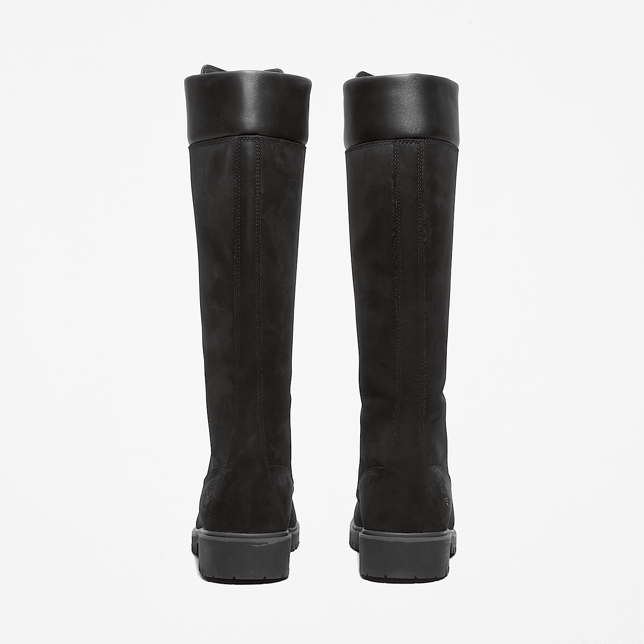 Black knee high waterproof boots top
