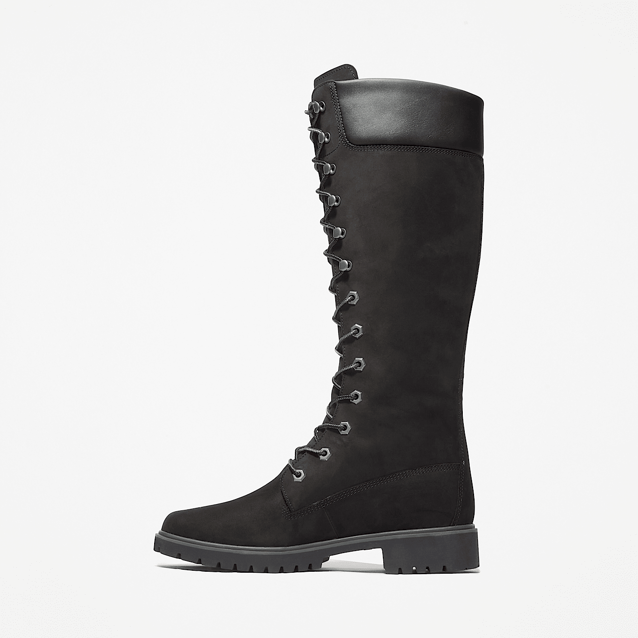 Timberland Premium 14 Inch Lace Up Waterproof Boot for Women in Black