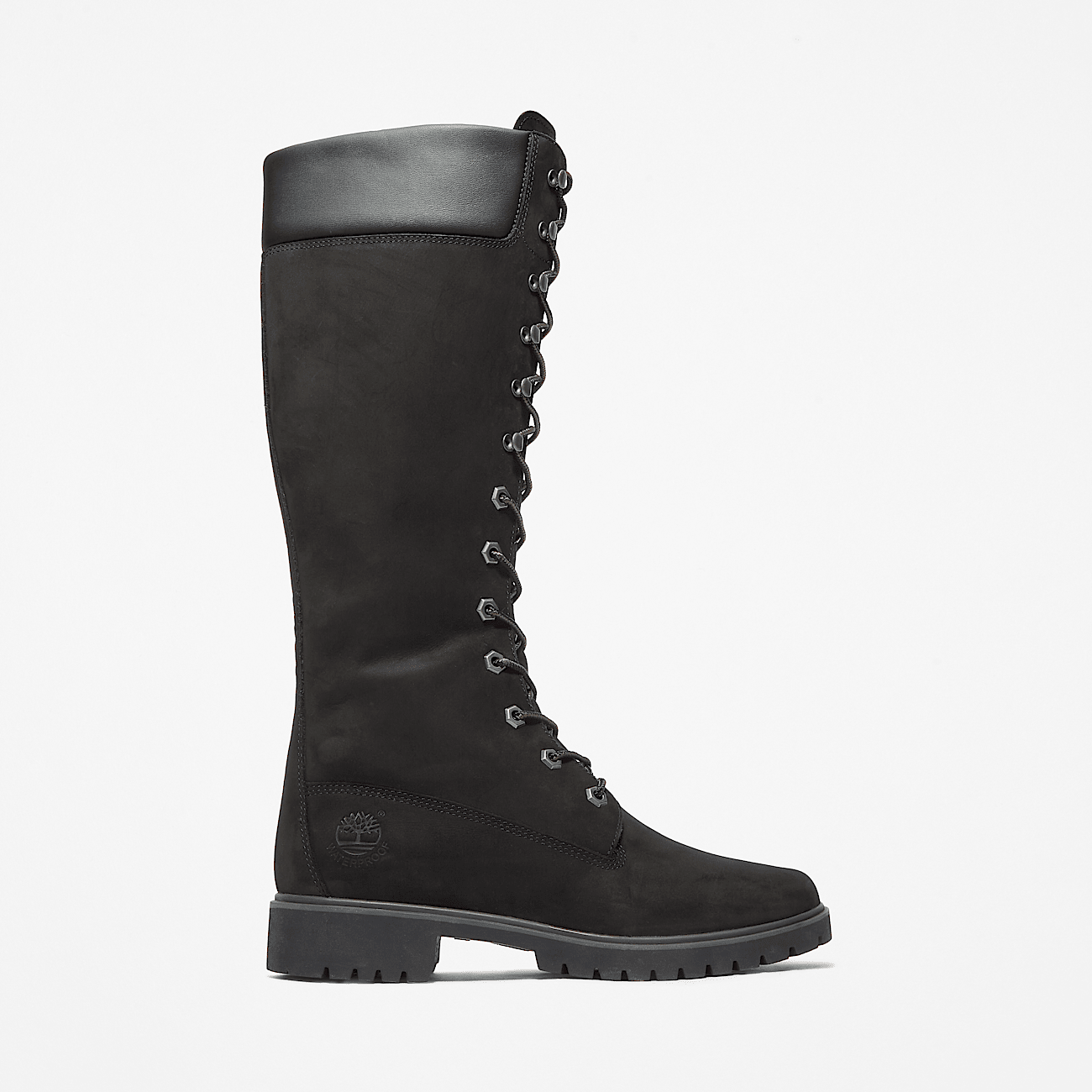 Timberland Premium 14 Inch Lace Up Waterproof Boot for Women in Black