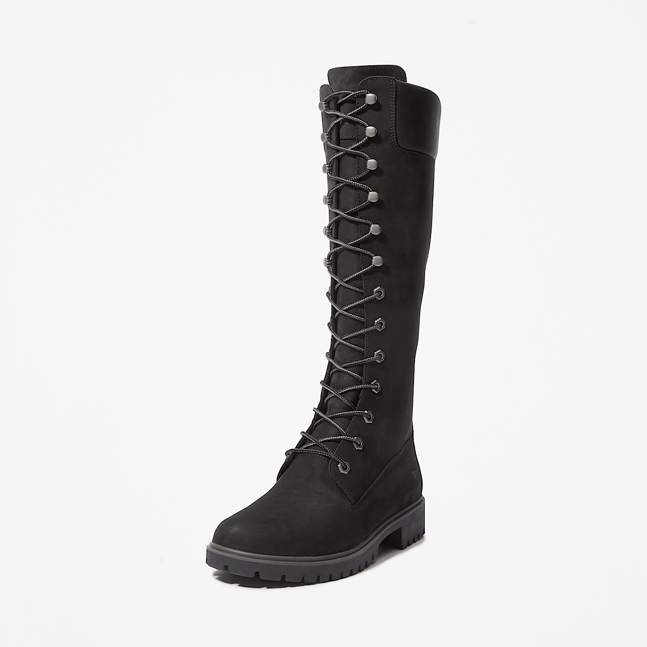 Timberland Premium 14 Inch Lace Up Waterproof Boot for Women in Black