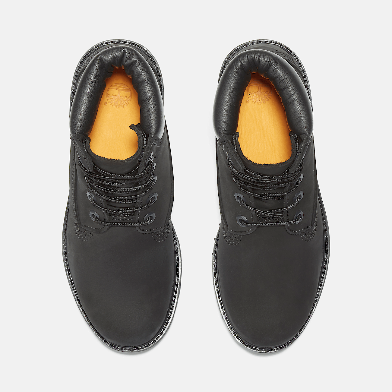 Timberland Premium 6 Inch Lace Up Waterproof Boot for Women in Black