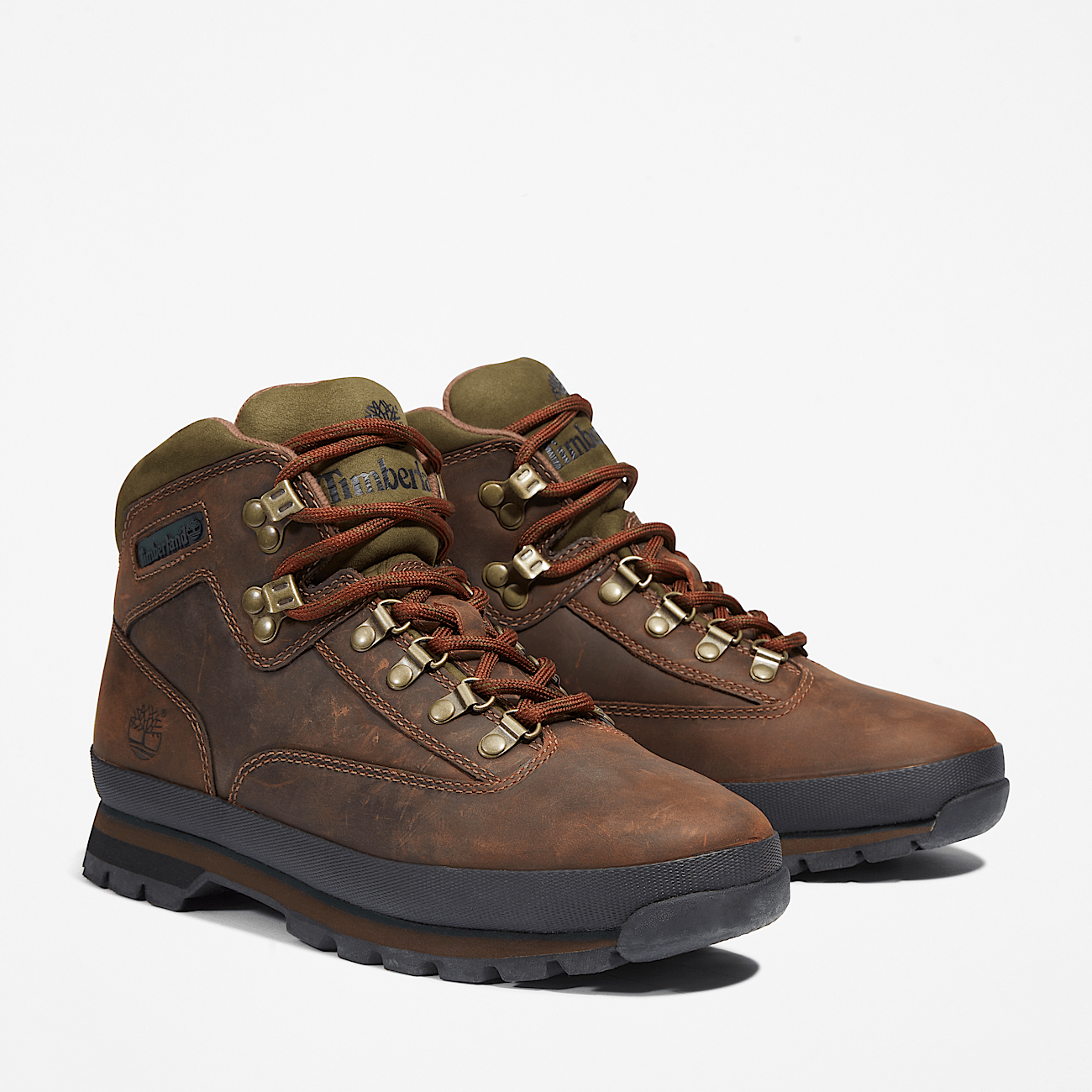 Bottine de randonnee a lacets Euro Hiker pour homme en marron