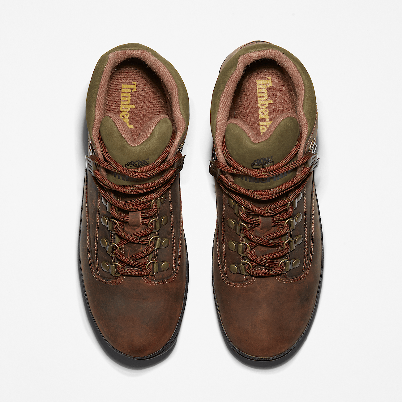 Euro Hiker Lace up Boot for Men in Brown