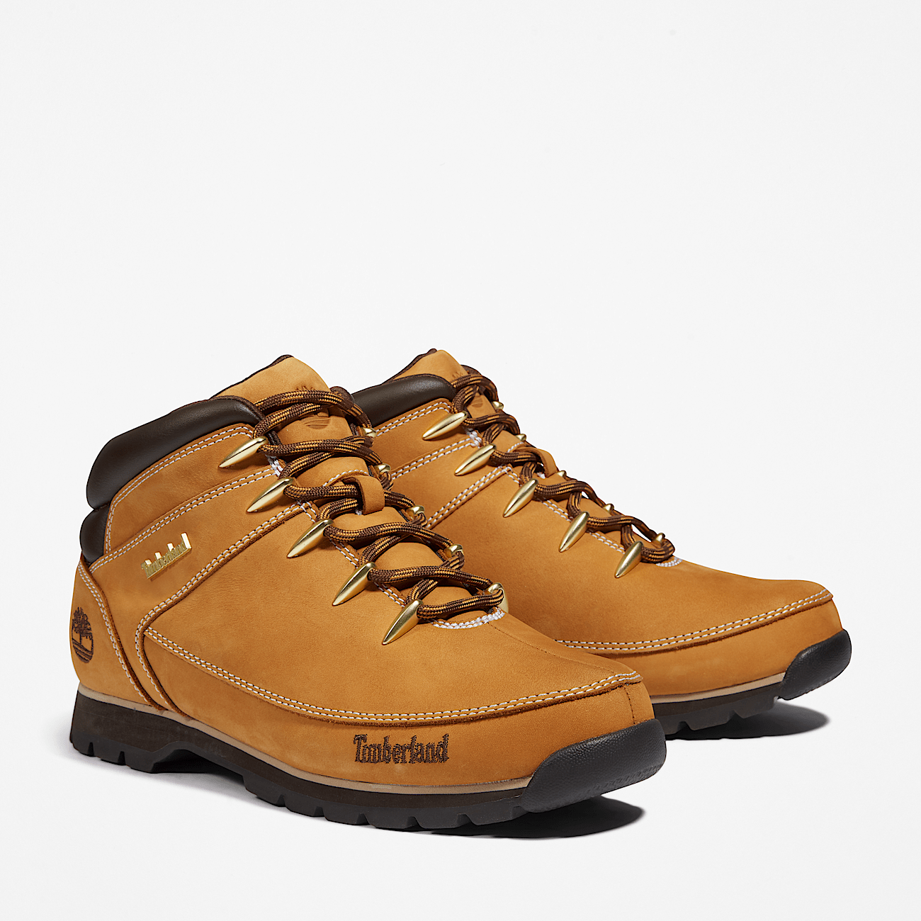 Bottine mi haute a lacets Euro Sprint pour homme en jaune
