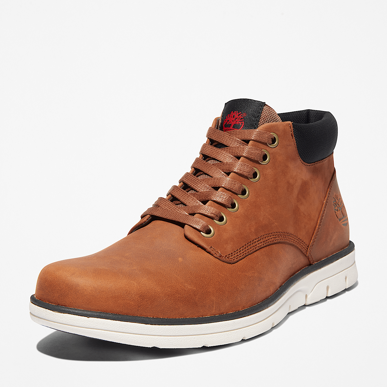 Basket mi haute a lacets Bradstreet pour homme en marron
