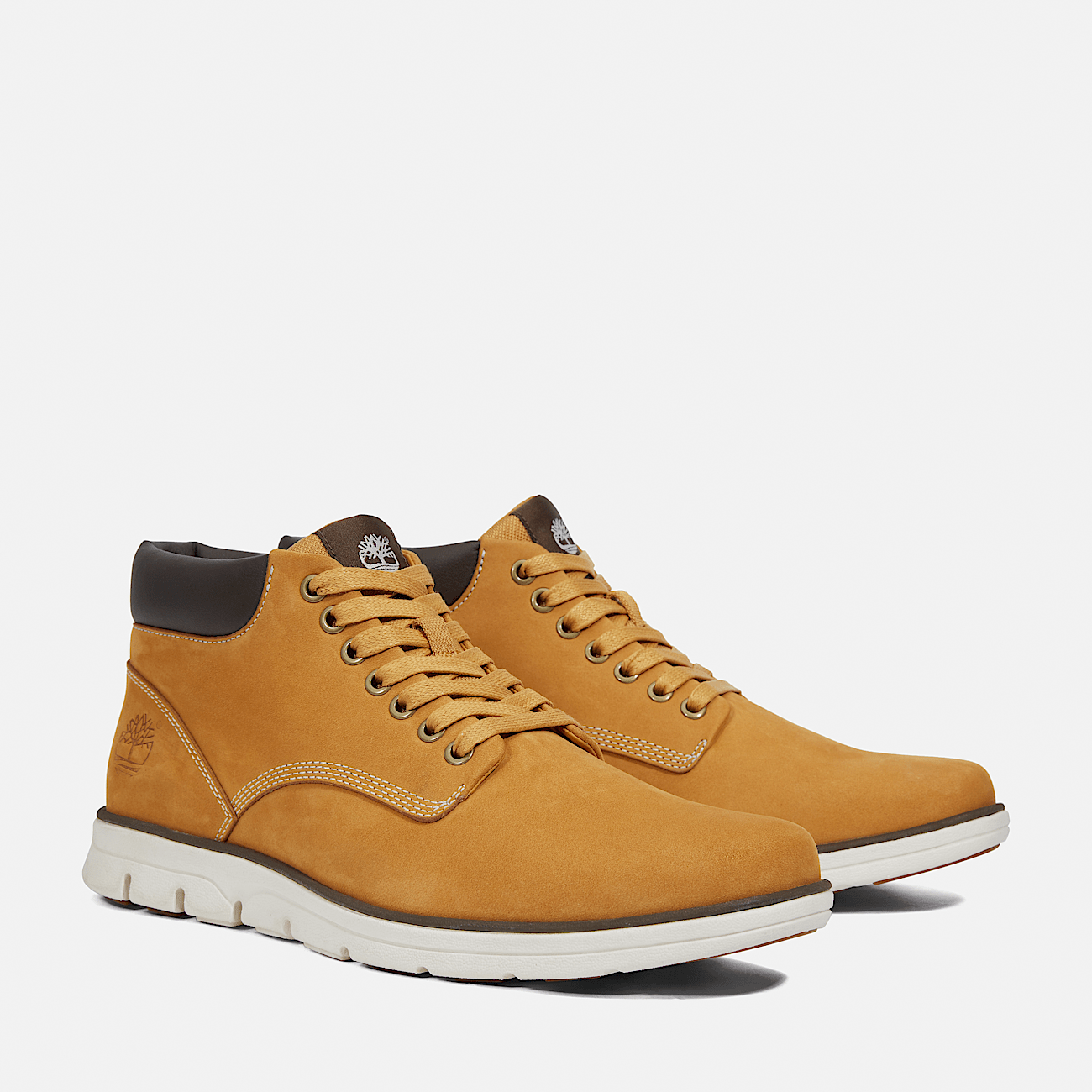 Bradstreet Mid Lace Up Trainer for Men in Yellow