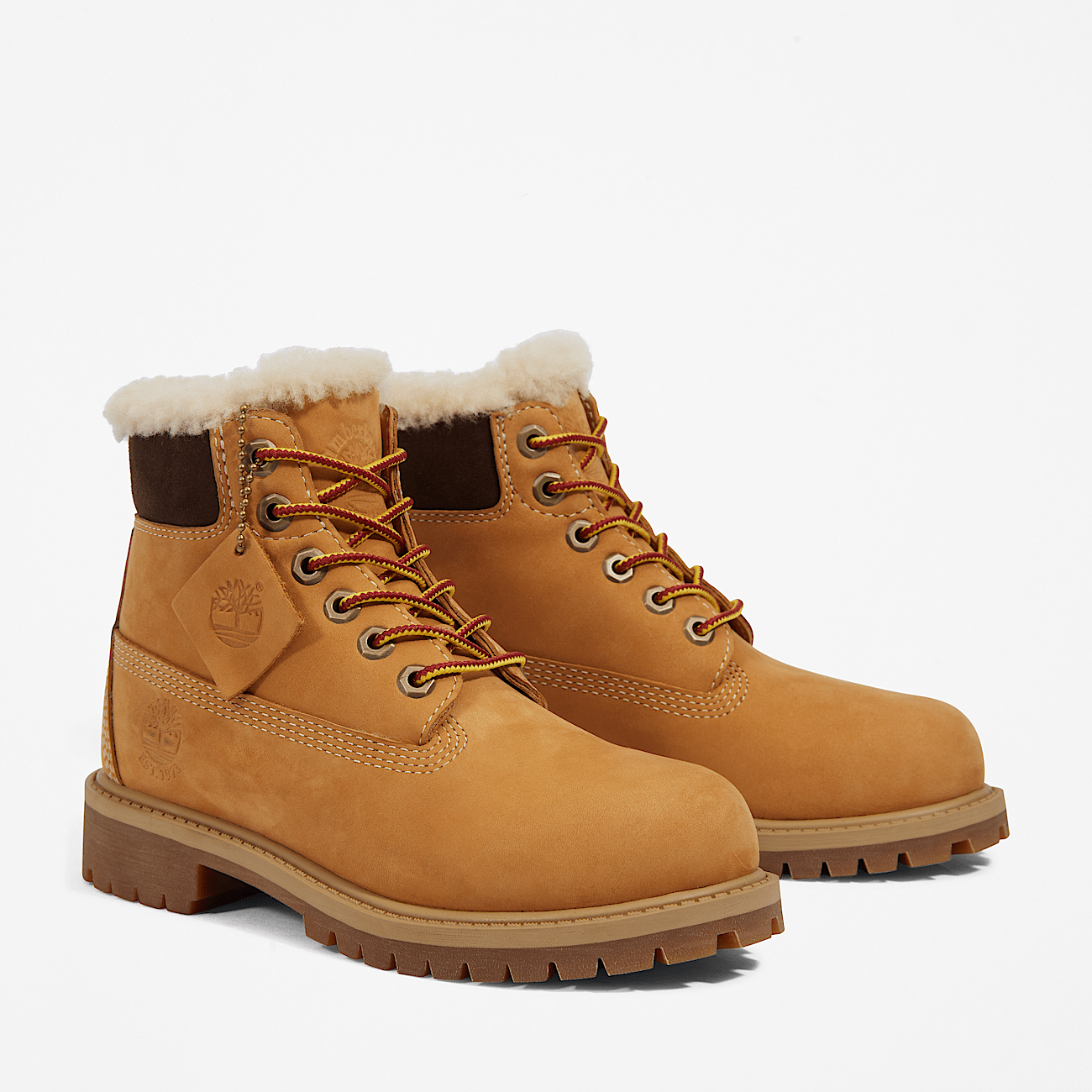 Timberland Premium 6 Inch Waterproof Winter Boot for Junior in Yellow