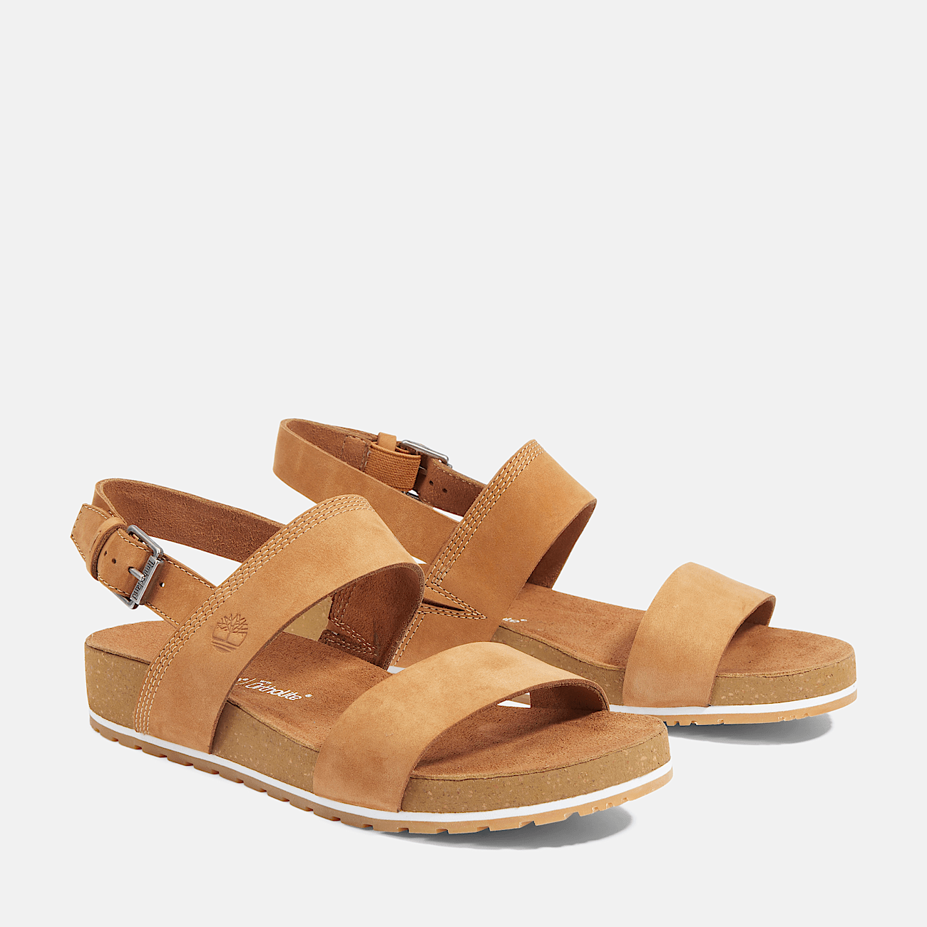 Sandale a double bride Malibu Waves pour femme en marron clair