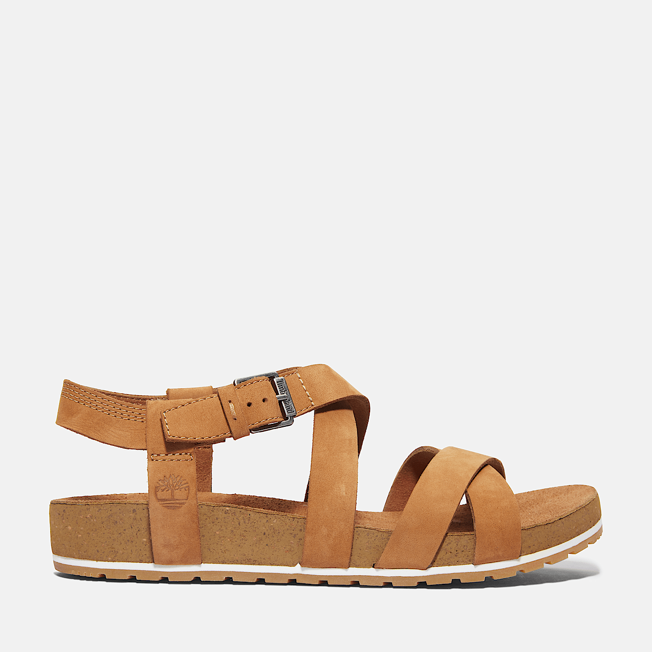 Sandale a brides croisees Malibu Waves pour femme en marron clair