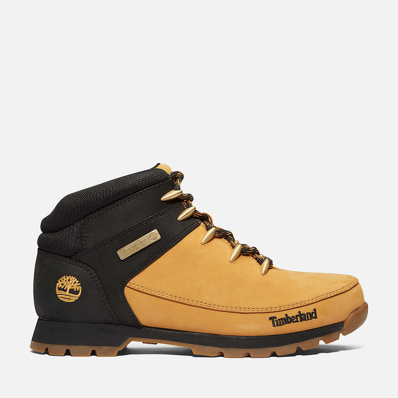 Euro Sprint Mid Lace Up Boot for Men in Yellow Black