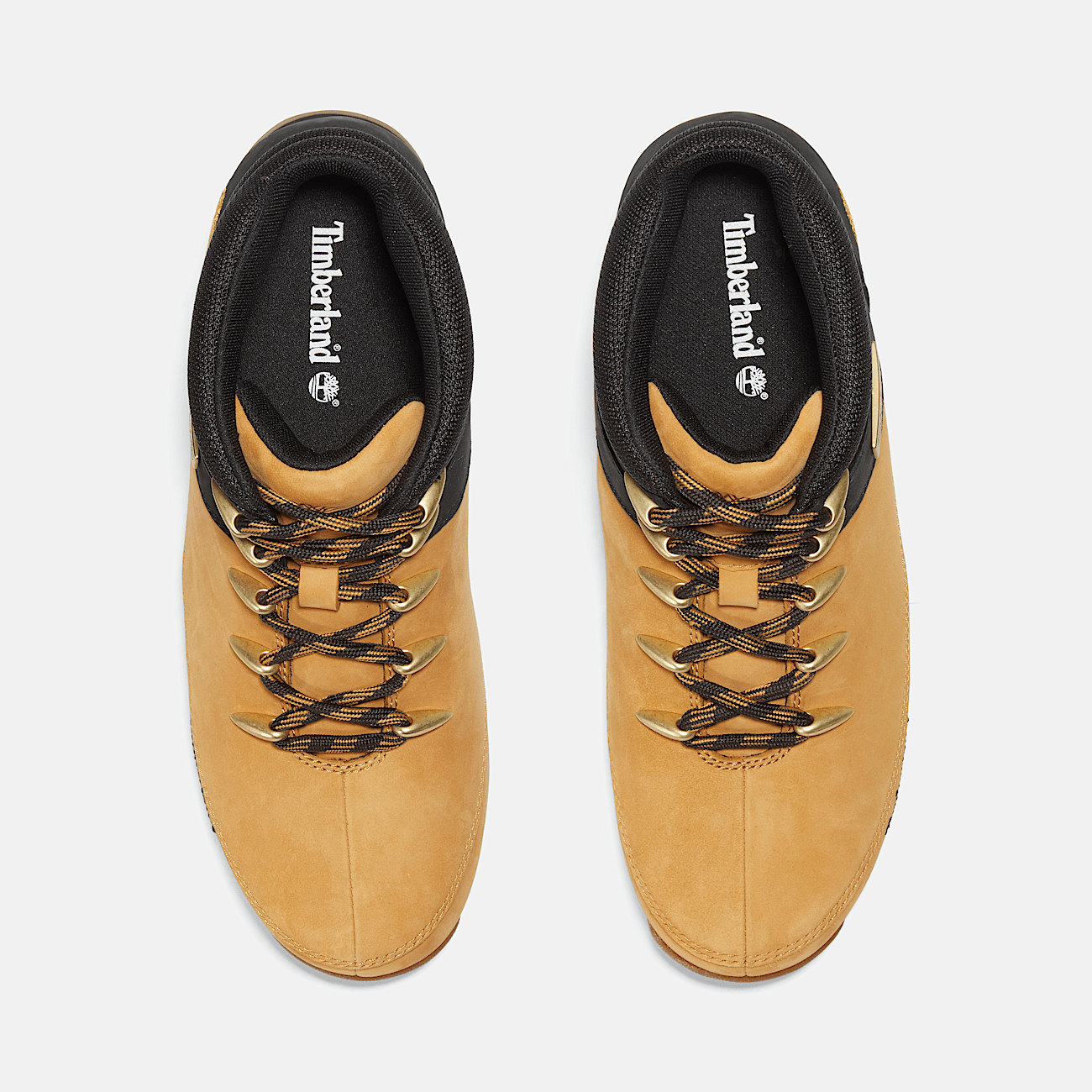 Bottine mi haute a lacets Euro Sprint pour homme en jaune et noir