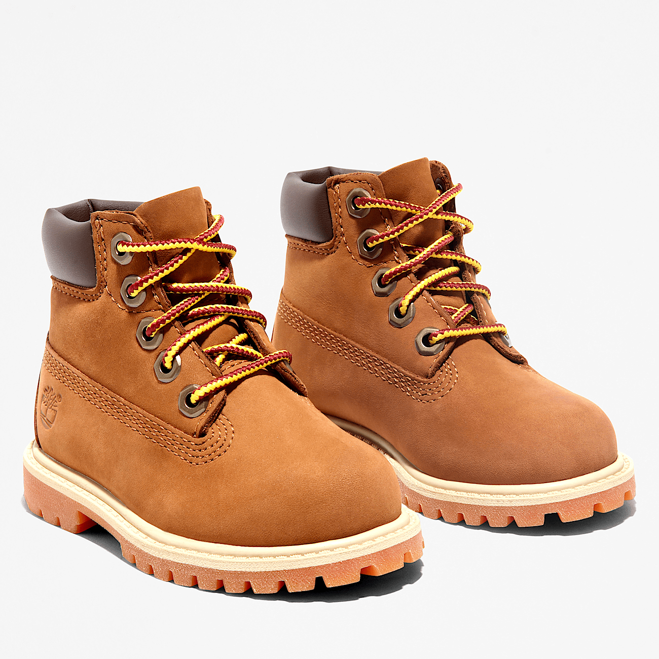 Timberland Premium 6 Inch Lace up Boot for Toddler in Brown
