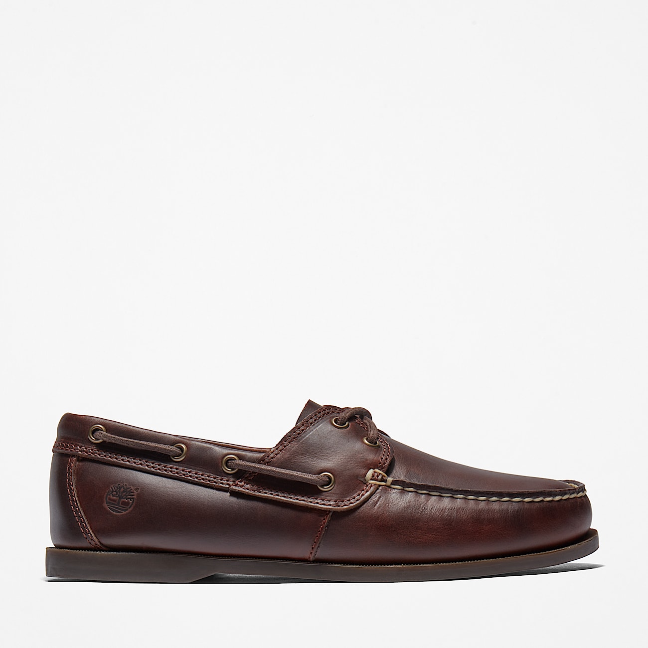 Cedar Bay Boat Shoe for Men in Dark Brown