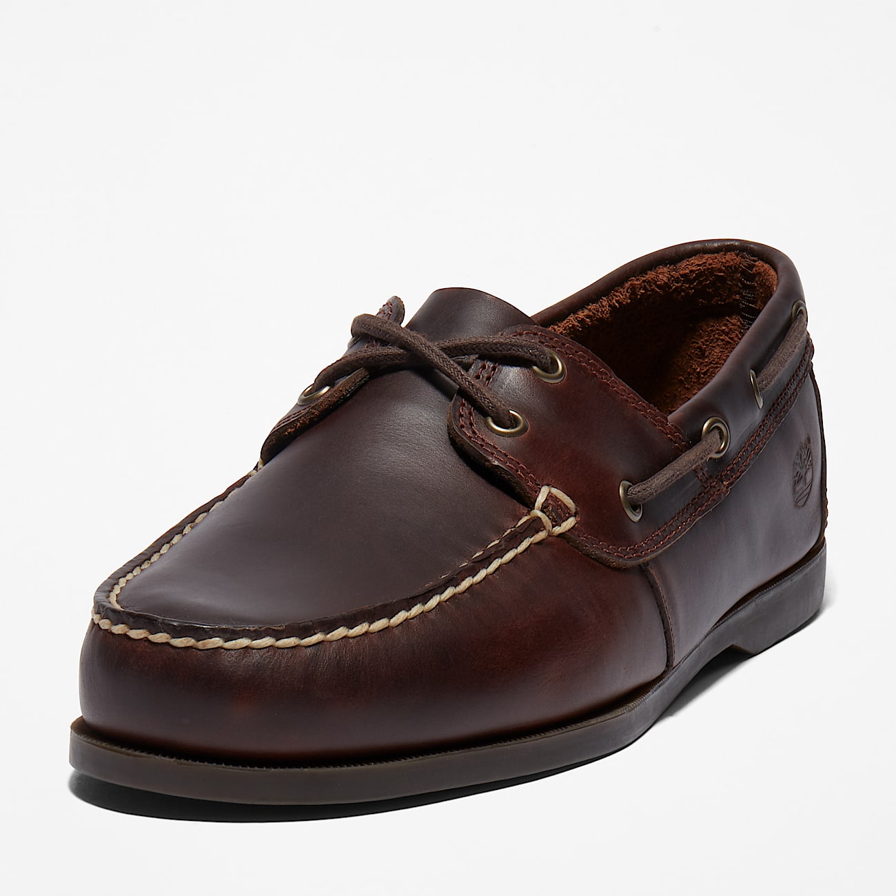 Cedar Bay Boat Shoe for Men in Dark Brown