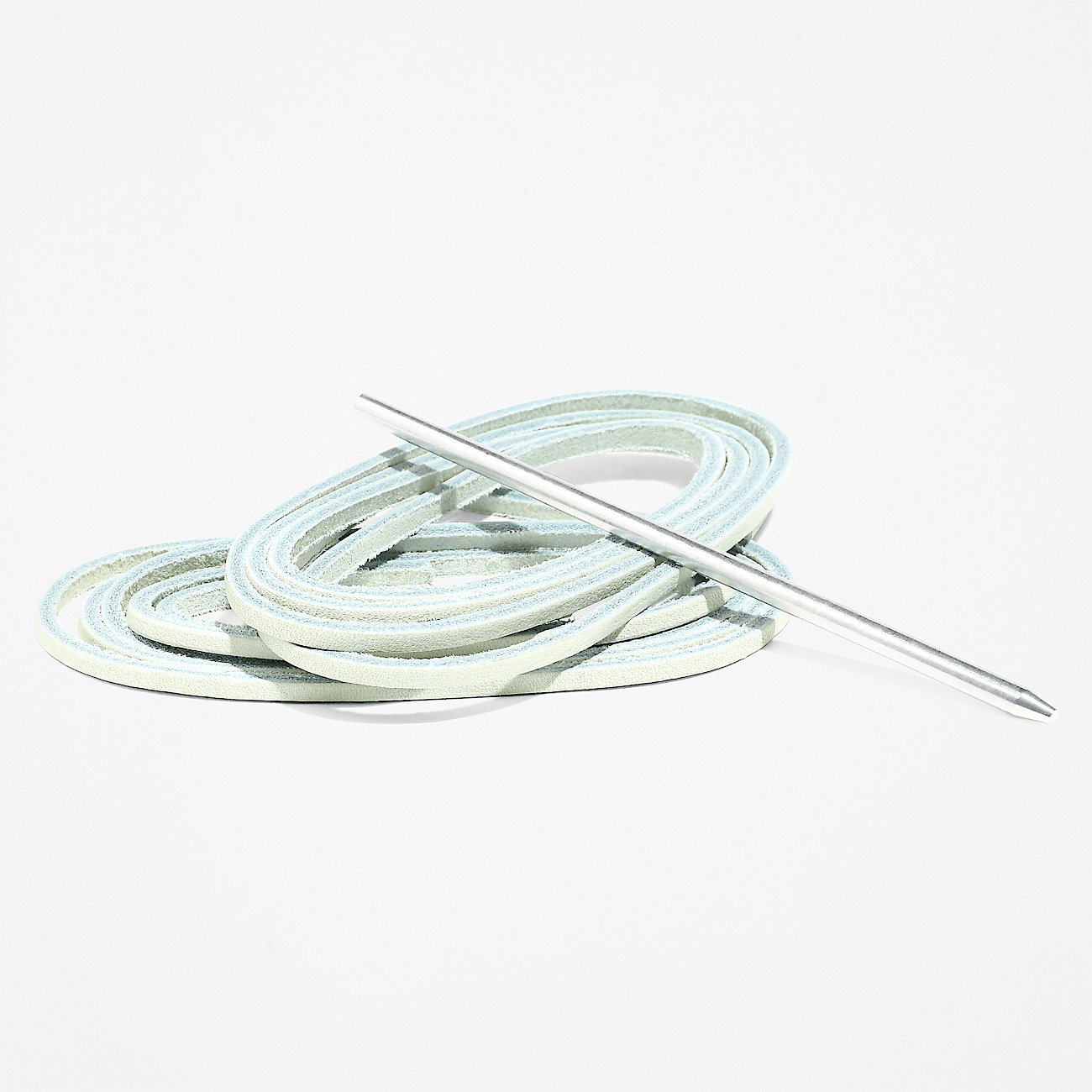 Kit Lacci di Ricambio 114 cm per Scarpe da Barca in grigio chiaro