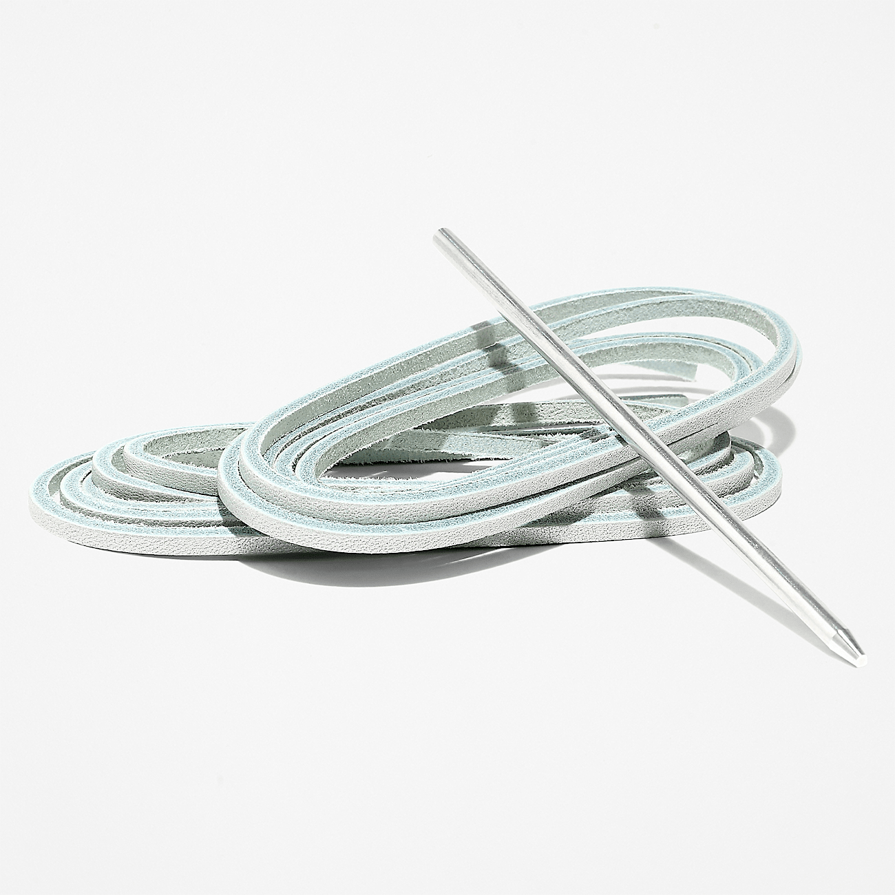 Kit Lacci di Ricambio 114 cm per Scarpe da Barca in argento