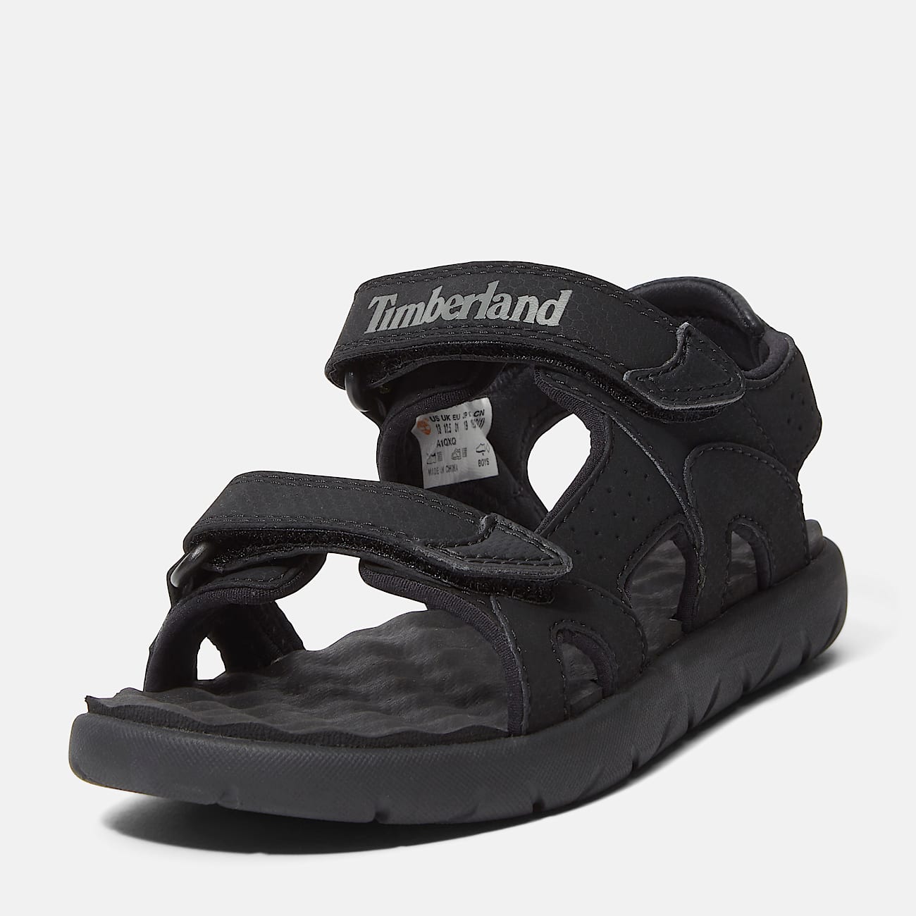 Perkins Row 2 Strap Sandal for Youth in Black