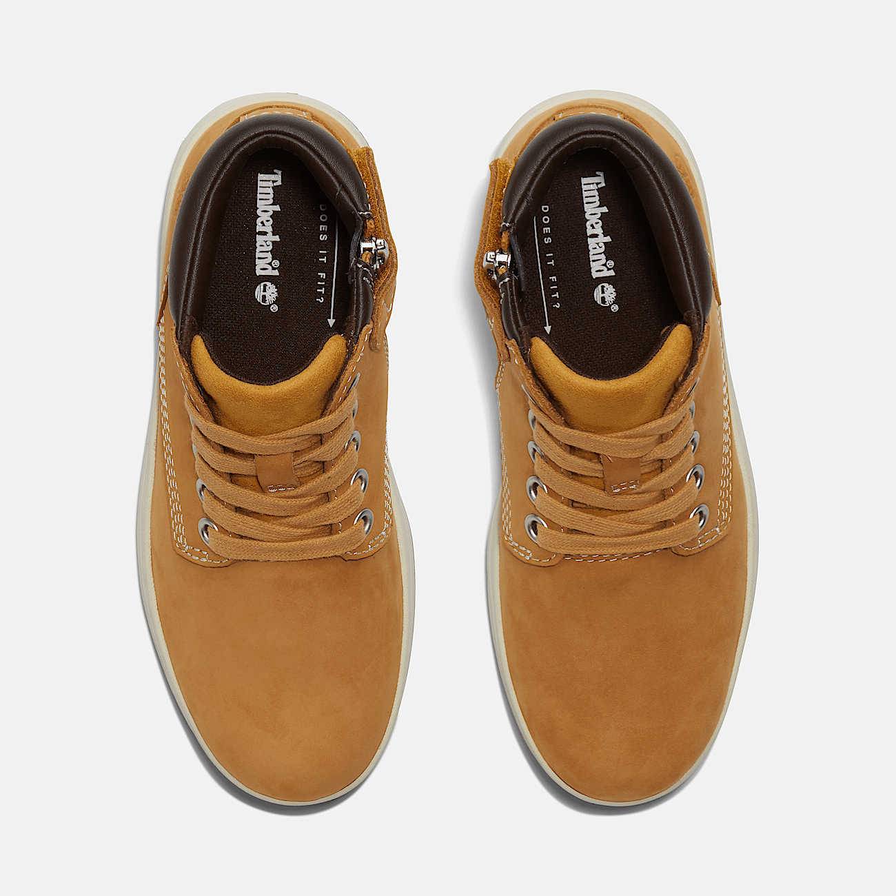 Davis Square Zip Chukka for Youth in Yellow