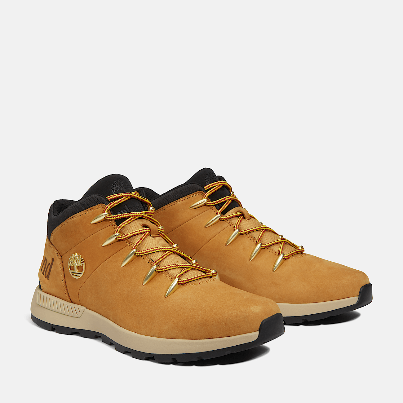 Basket mi haute a lacets Sprint Trekker pour homme en jaune
