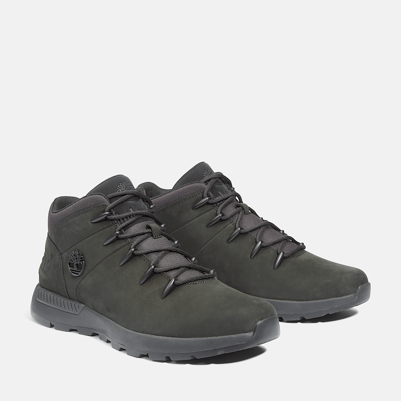 Sprint Trekker Mid Lace Up Trainer for Men in Black