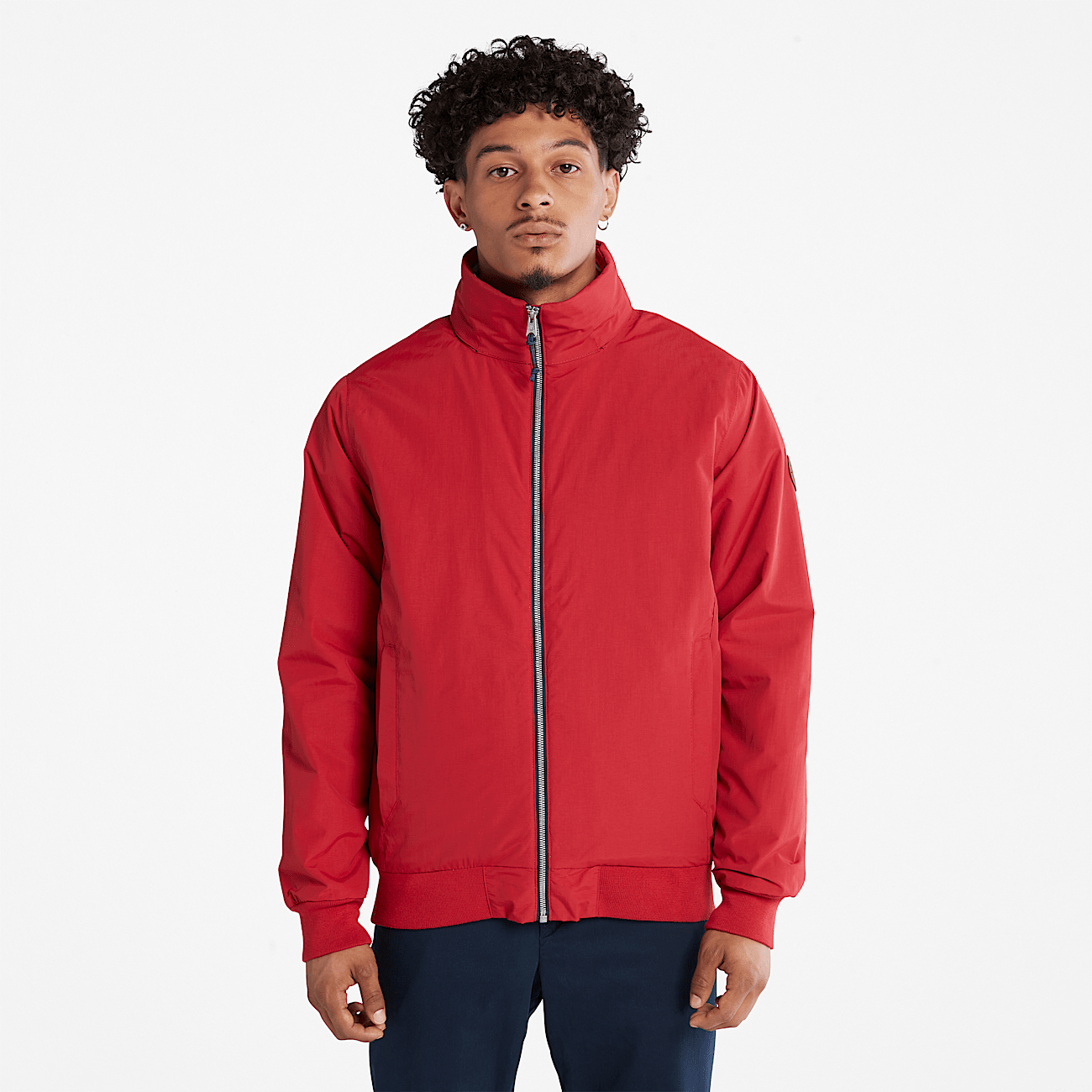 Sailor Bomber Jacket for Men in Red