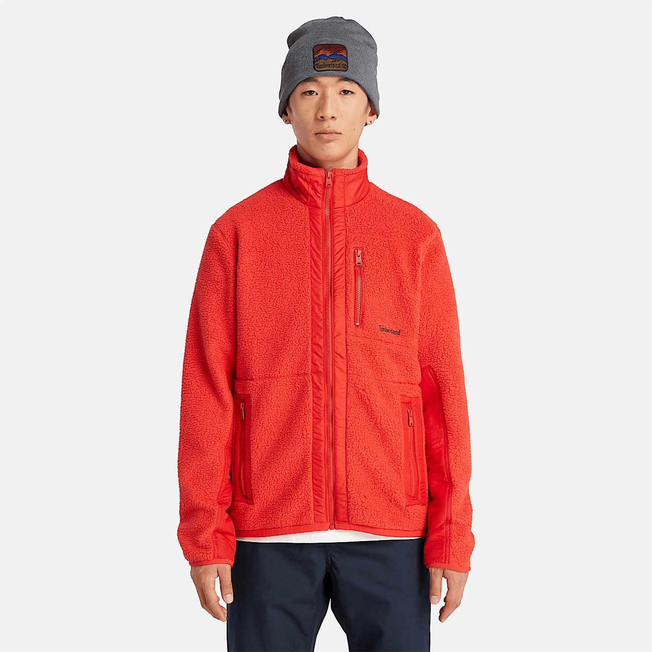 Polaire rouge homme online