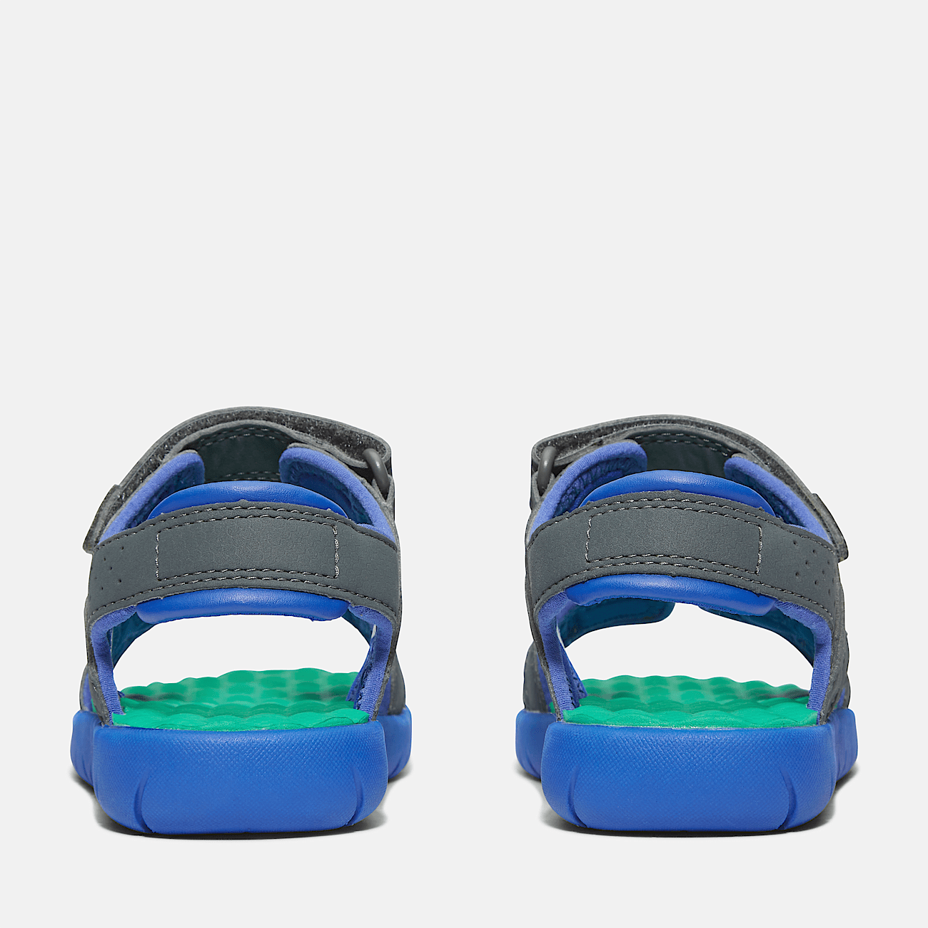 Sandales a double bride Perkins Row junior en gris vert