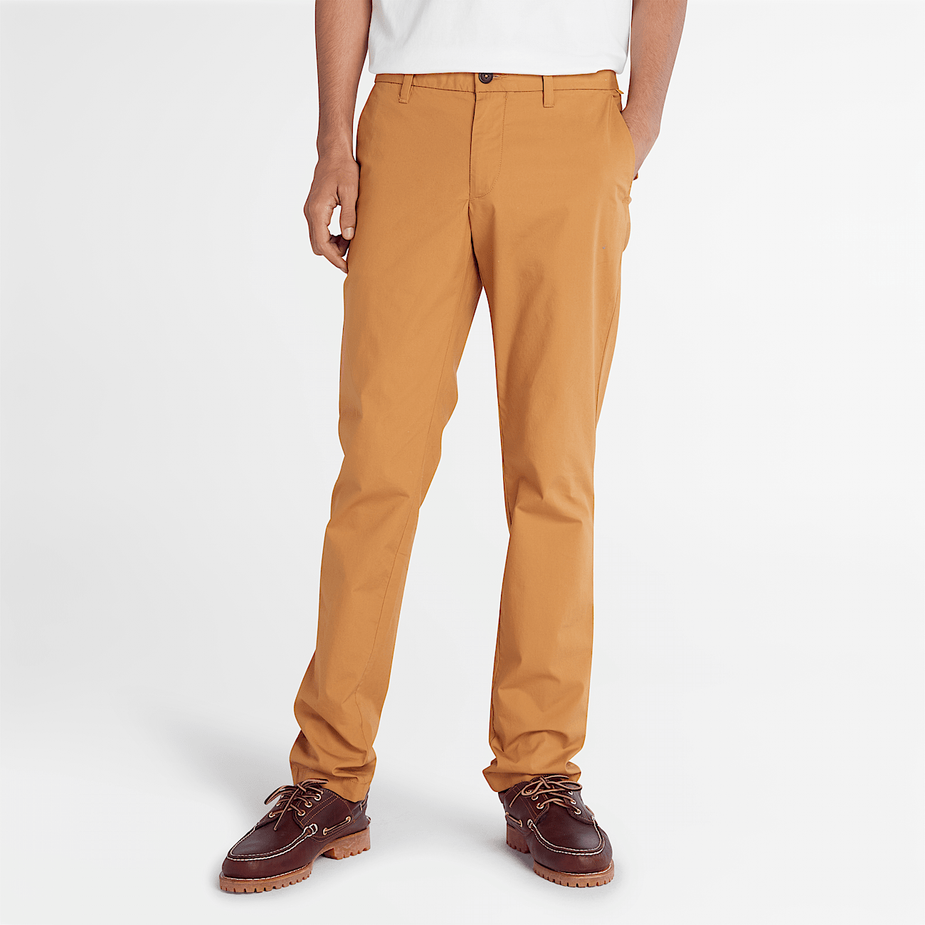 Pantalones chinos elasticos superligeros Sargent Lake para hombre en naranja