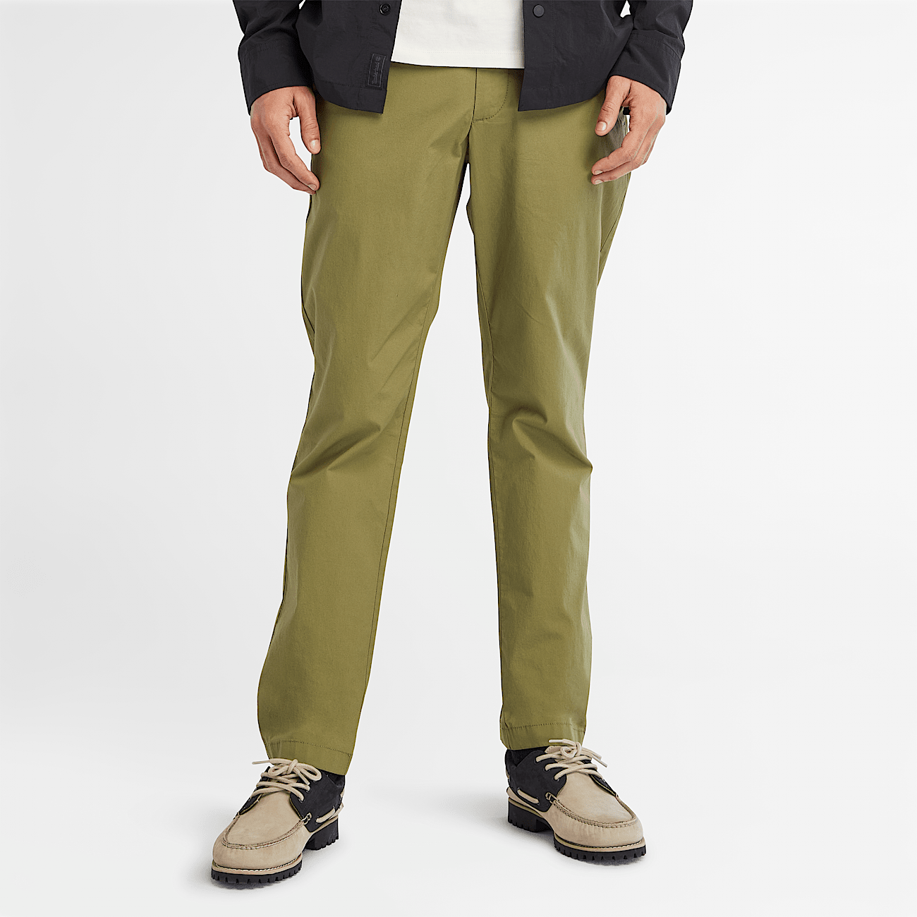 Pantalones chinos elasticos superligeros Sargent Lake para hombre en verde