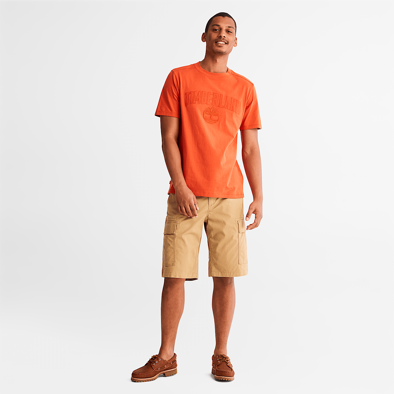 Orange khaki shorts hotsell