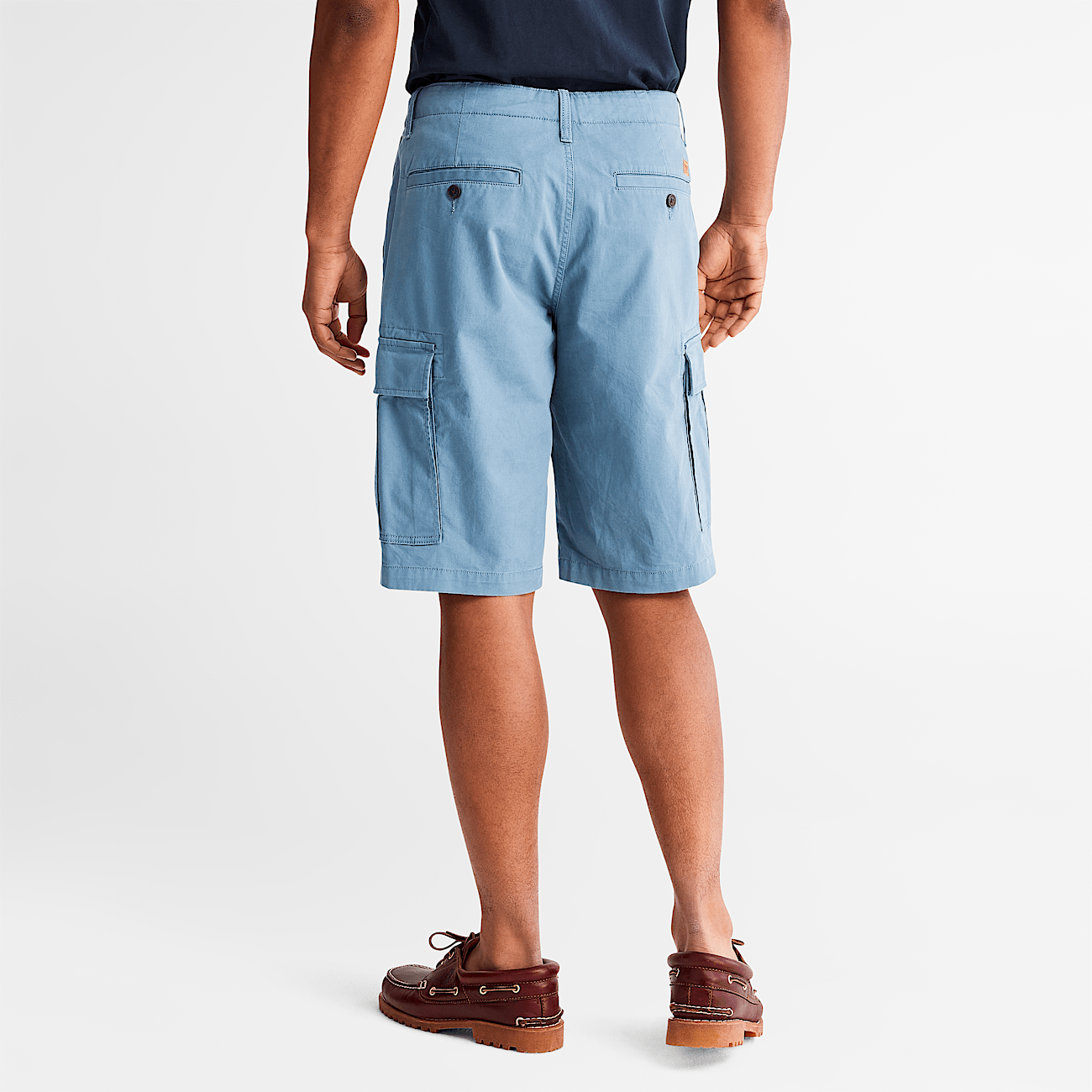 Blue cargo shorts for men outlet