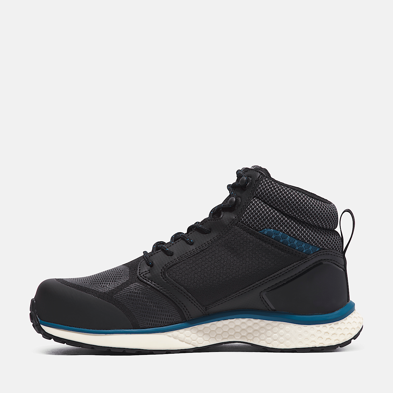 Timberland PRO Reaxion Work Boot for Men in Black Blue