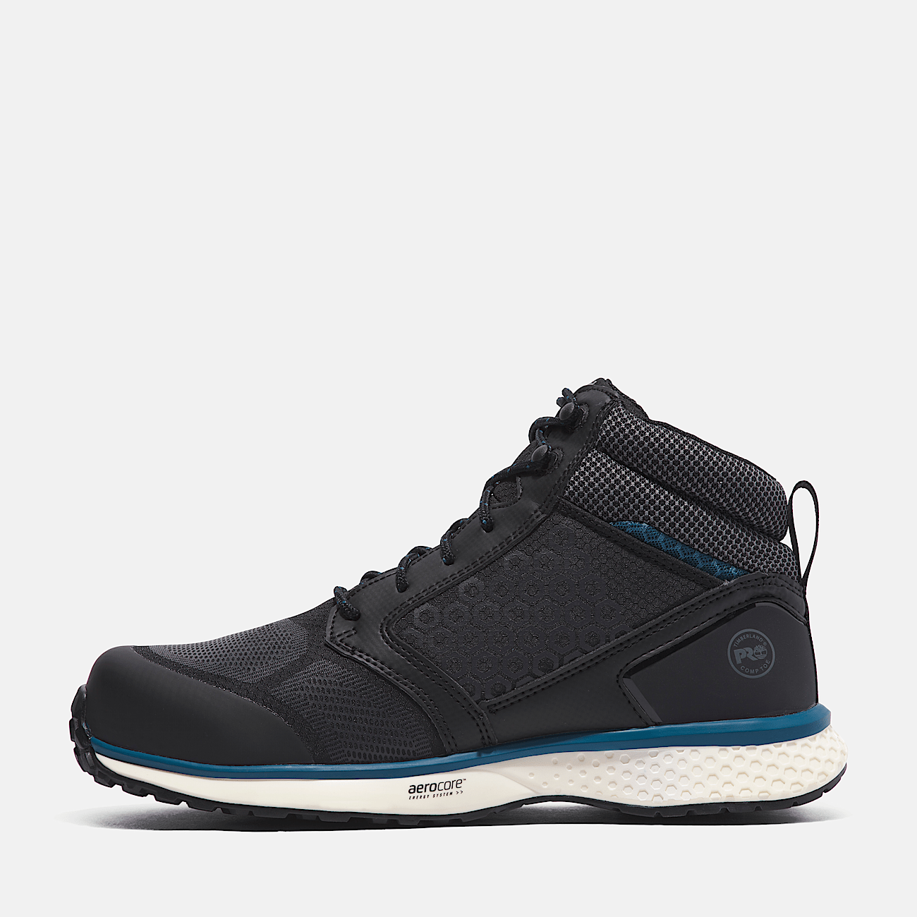Timberland PRO Reaxion Work Boot for Men in Black Blue