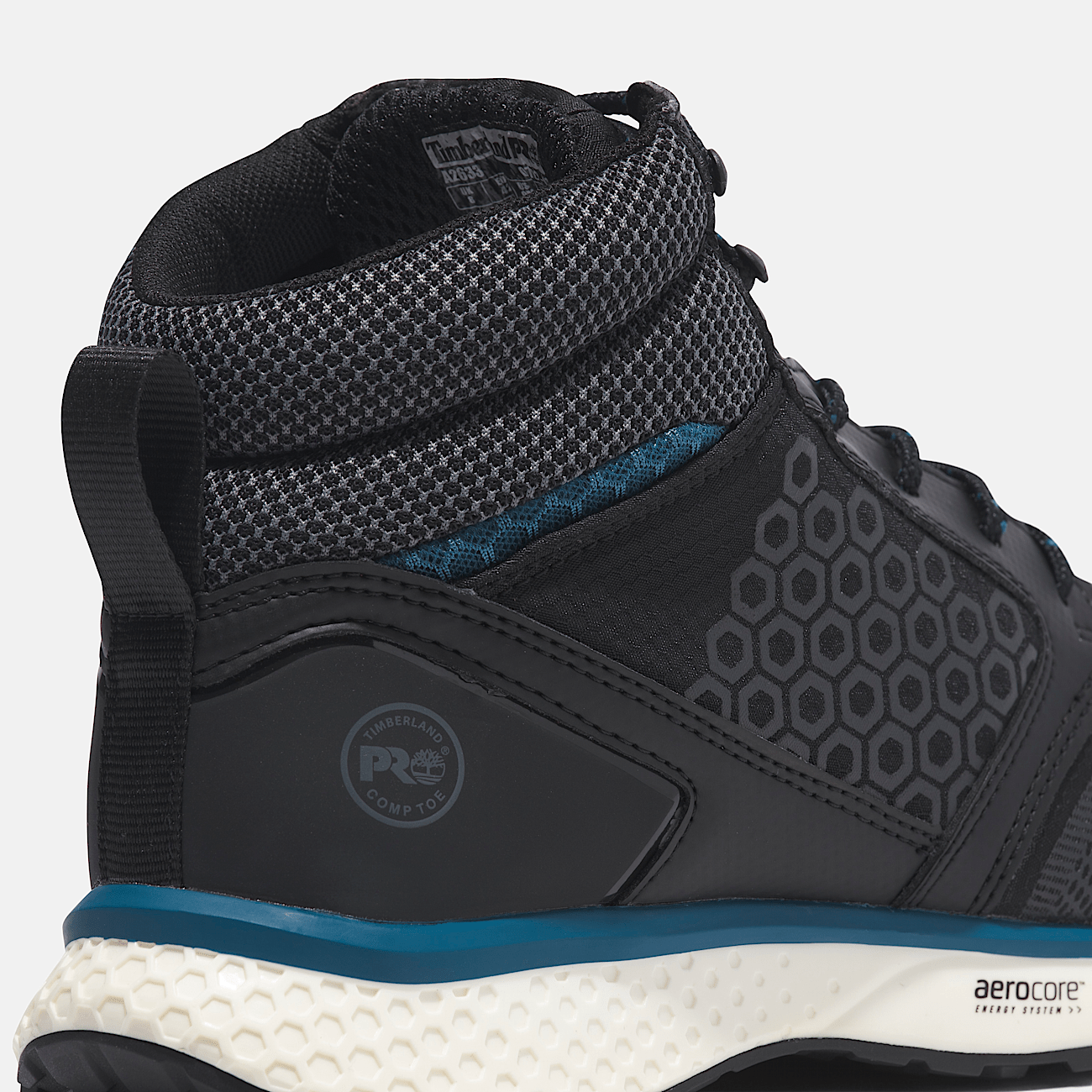 Timberland PRO Reaxion Work Boot for Men in Black Blue