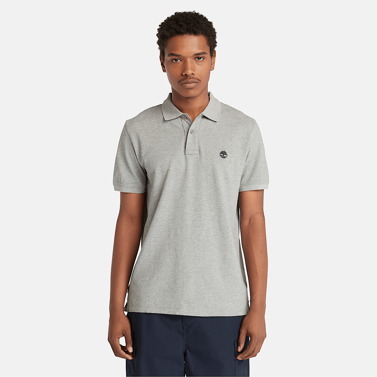 Polo de pique Millers River para hombre en gris