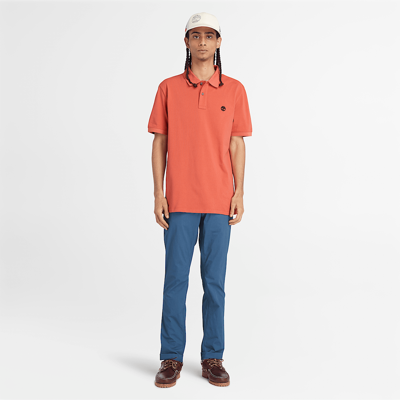 Polo rosado para hombre cheap