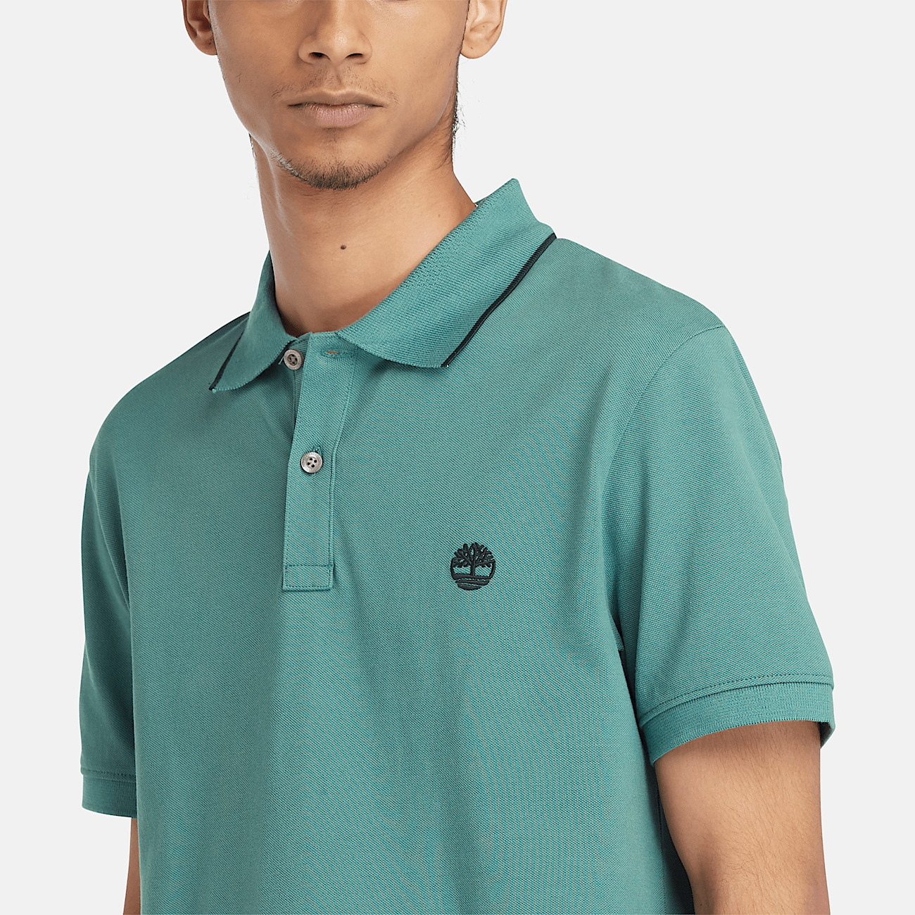 Polo estampado hombre deals
