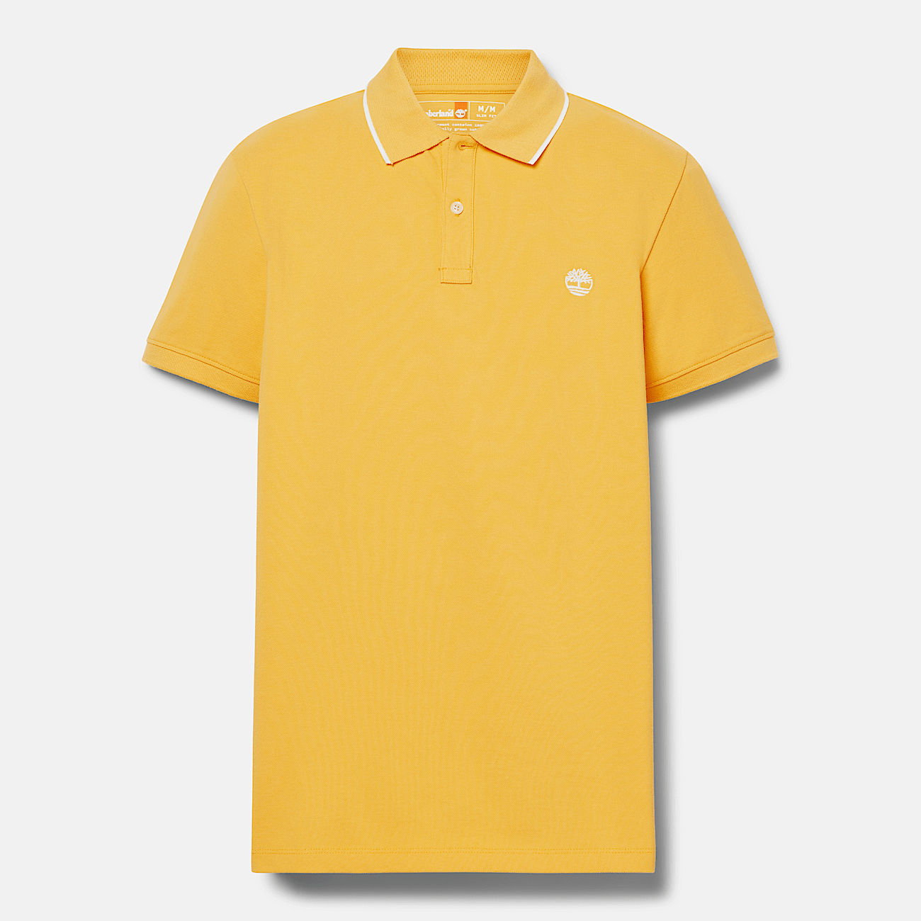 Polo ?? col imprim?? Millers River pour homme en jaune clair
