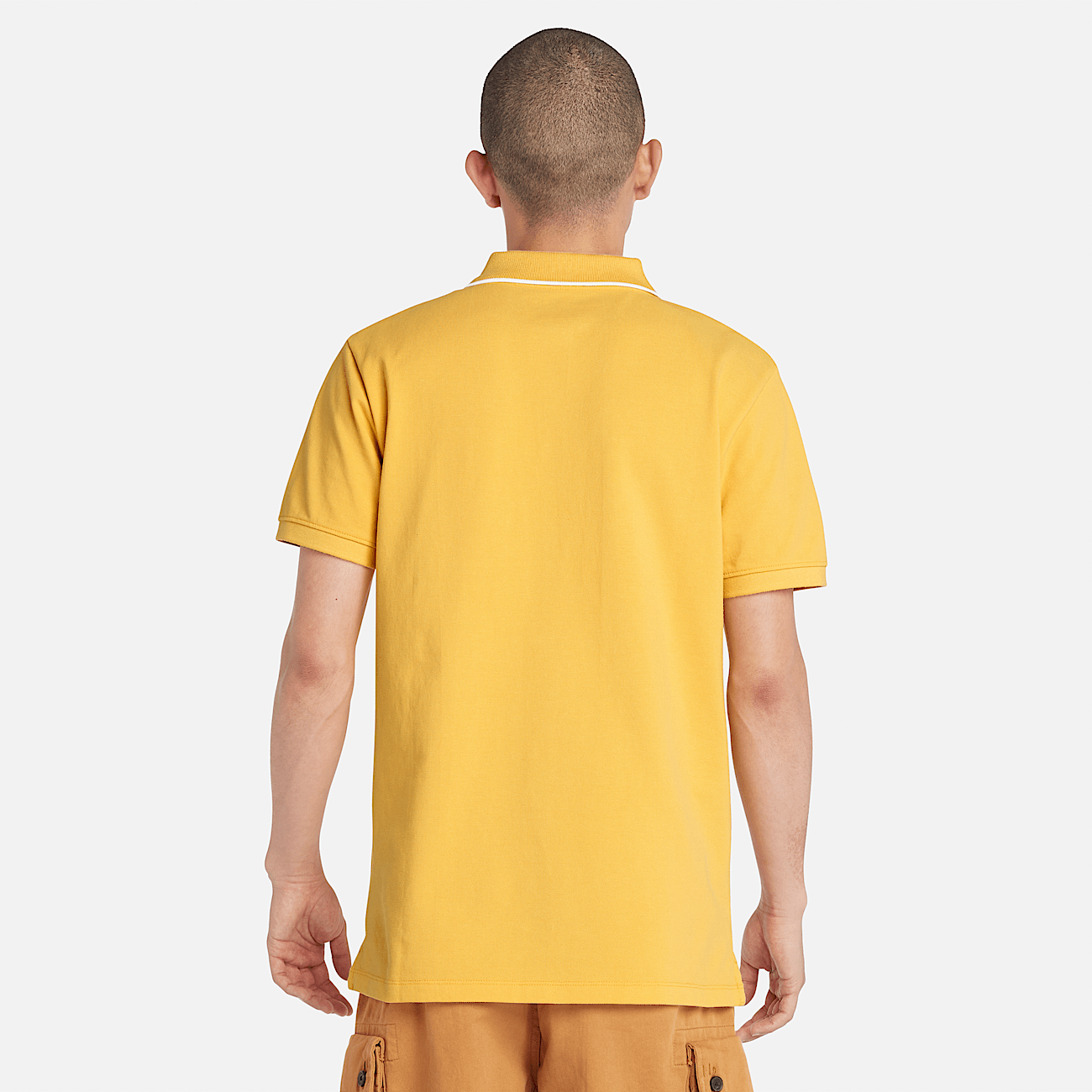Millers River Poloshirt met print voor heren in lichtgeel