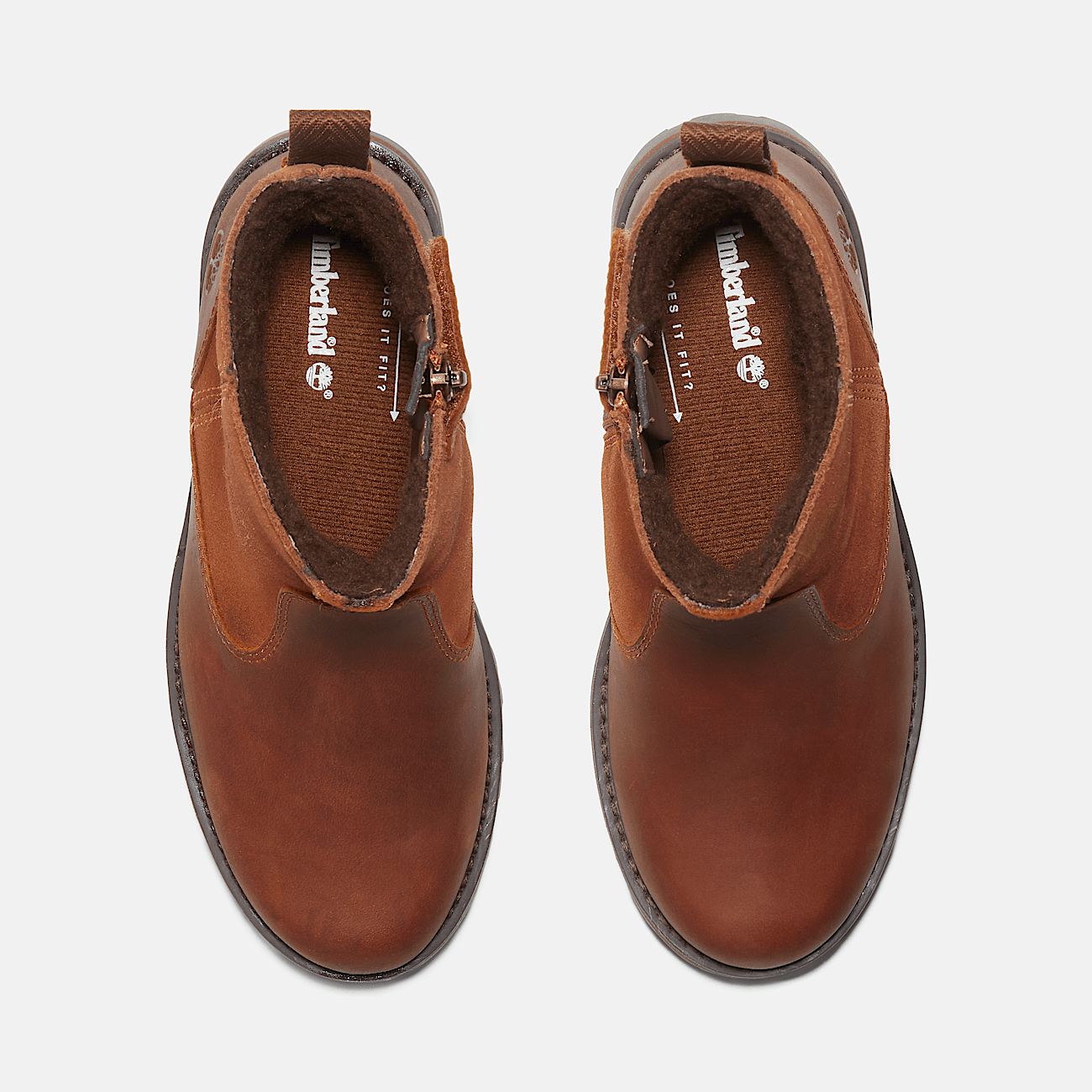 Bottine mi haute a doublure chaude Courma Kid pour enfant en marron