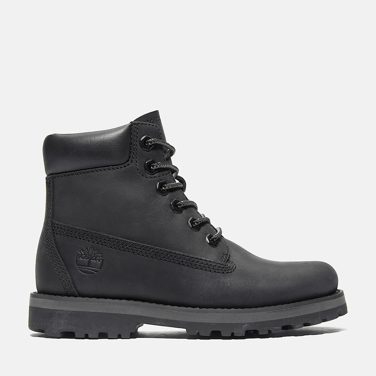 Courma Kid Boot zum Schnuren fur Kinder in Schwarz