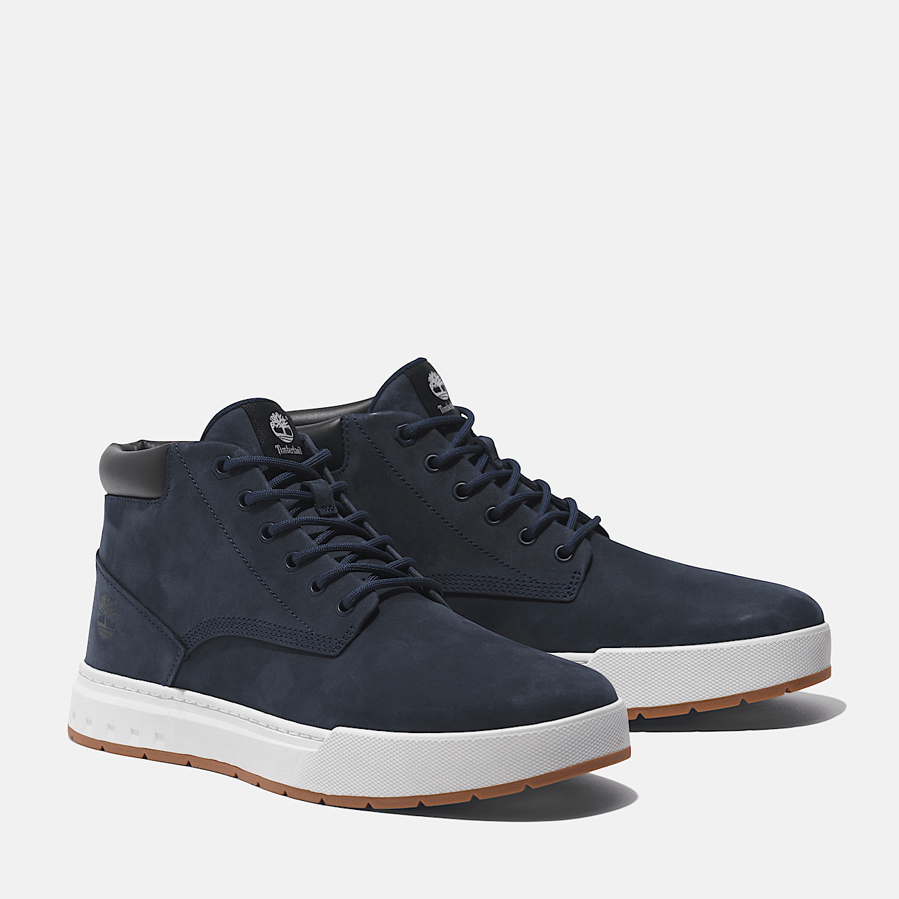 Maple Grove Mid Lace Up Trainer for Men in Dark Blue