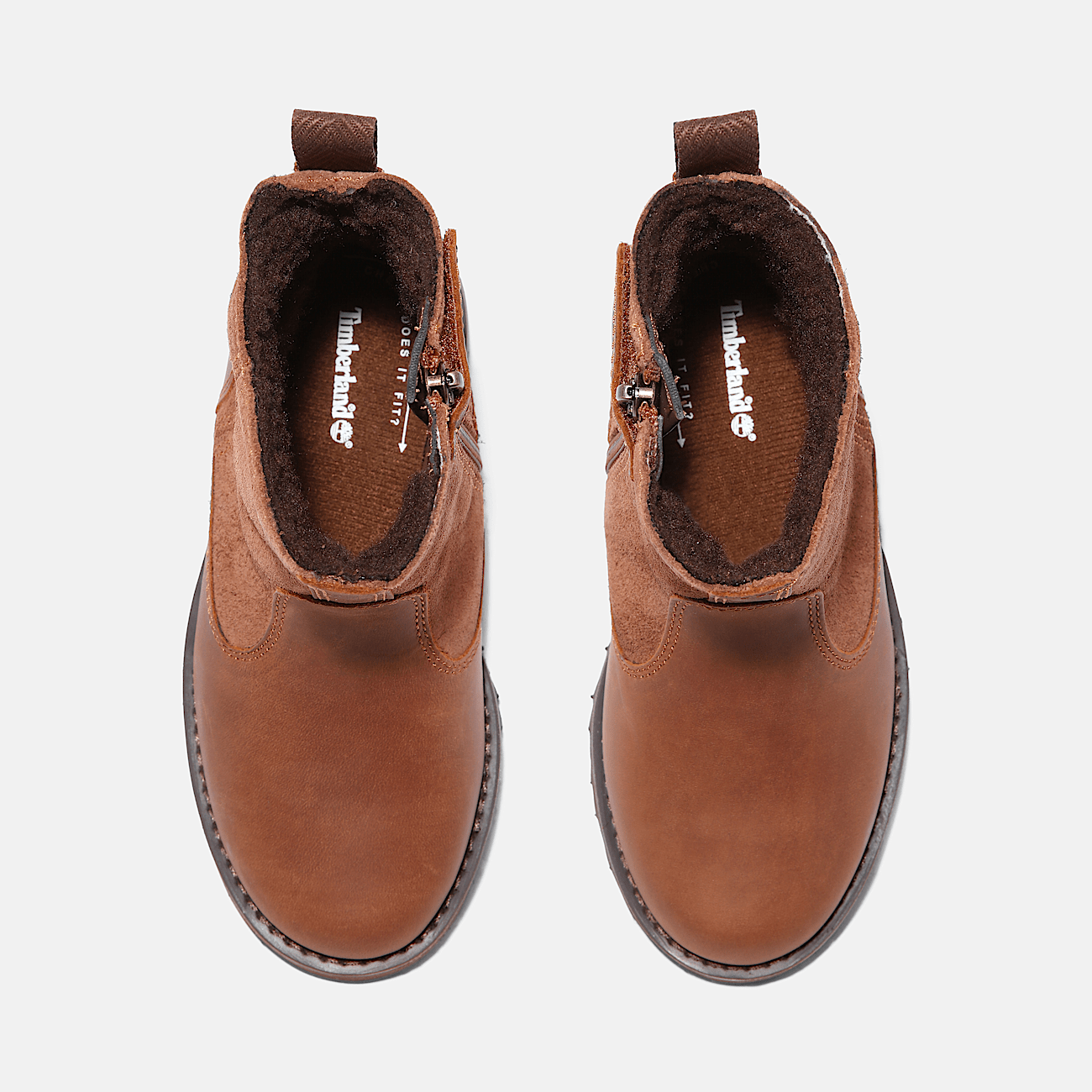 Halbhoher Courma Kid Boot mit warmem Futter fur Kleinkinder in Braun
