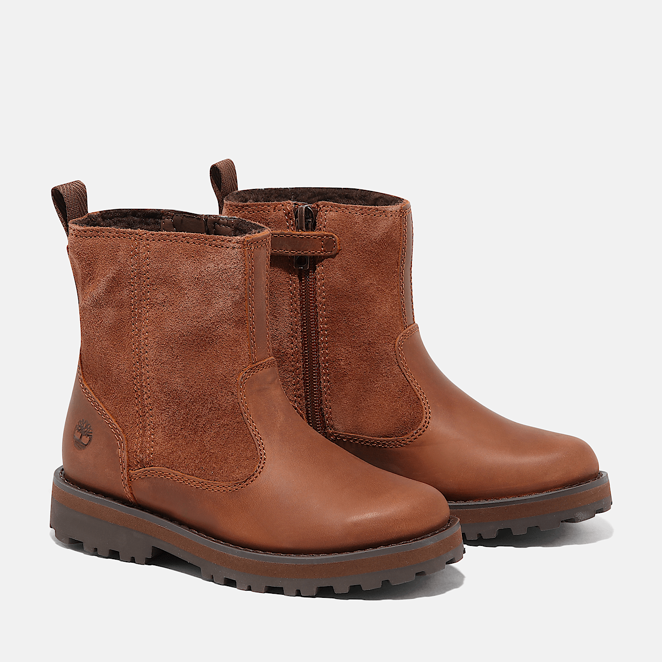 Courma Kid Mid Warm Lined Boot for Toddler in Brown