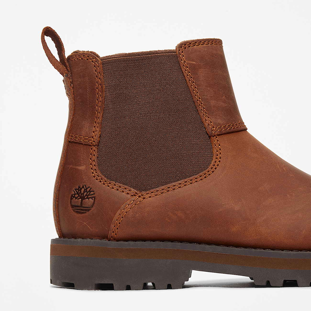 Courma Kid Chelsea Boot for Junior in Brown