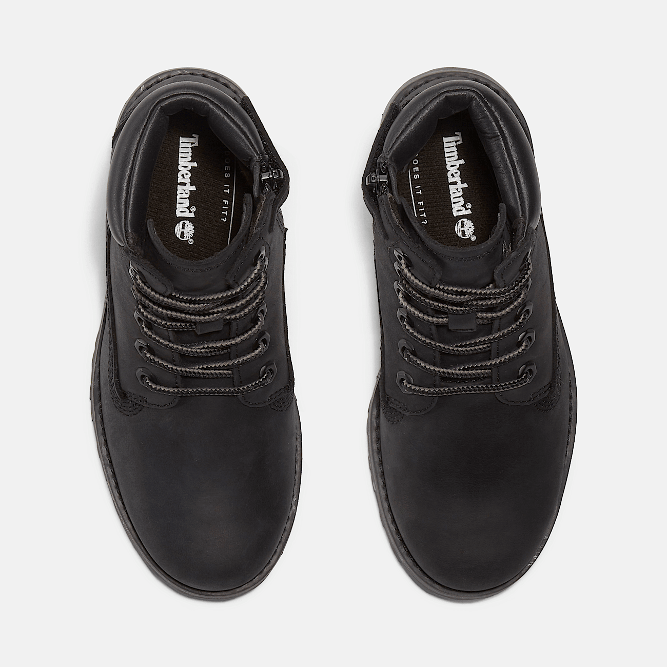 Black timberland boots junior size 5.5 discount