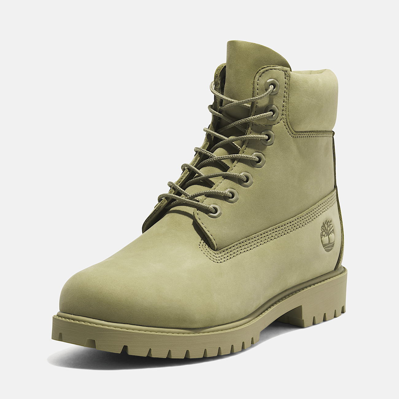 Bottine 6 Inch impermeable a lacets Timberland Heritage pour homme en vert clair