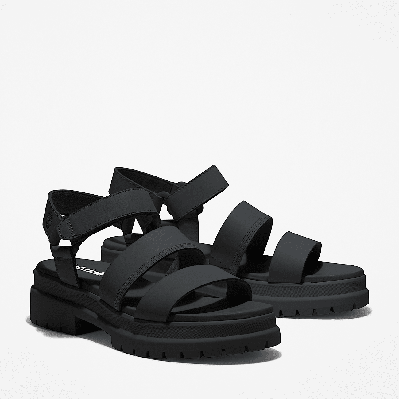Sandals with 3 straps top